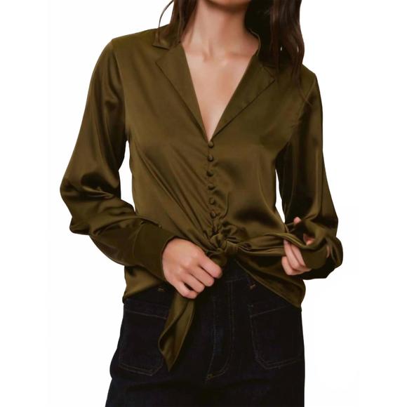 HUTCH Tops - NEW HUTCH carys top in lush olive